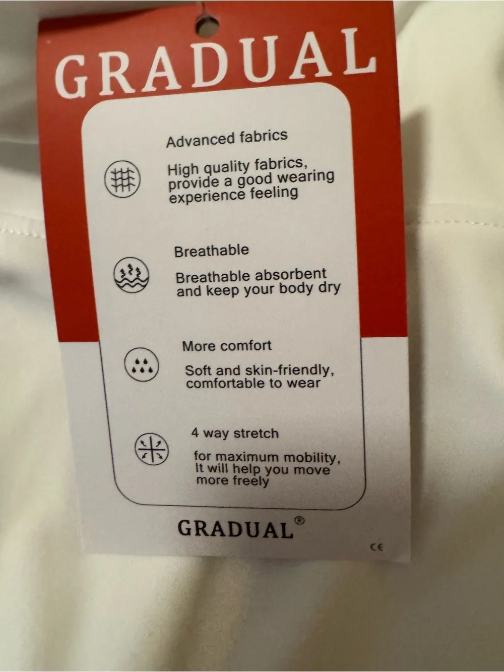 Gradual white athletic